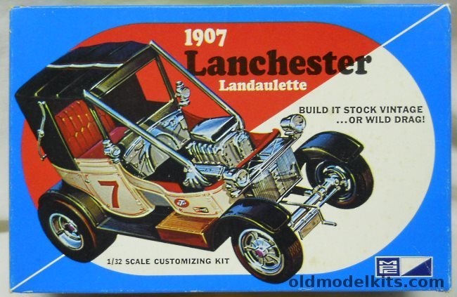 MPC 1/32 1907 Lanchester Landaulette Stock or Custom - (ex-Airfix), 1004-100 plastic model kit
